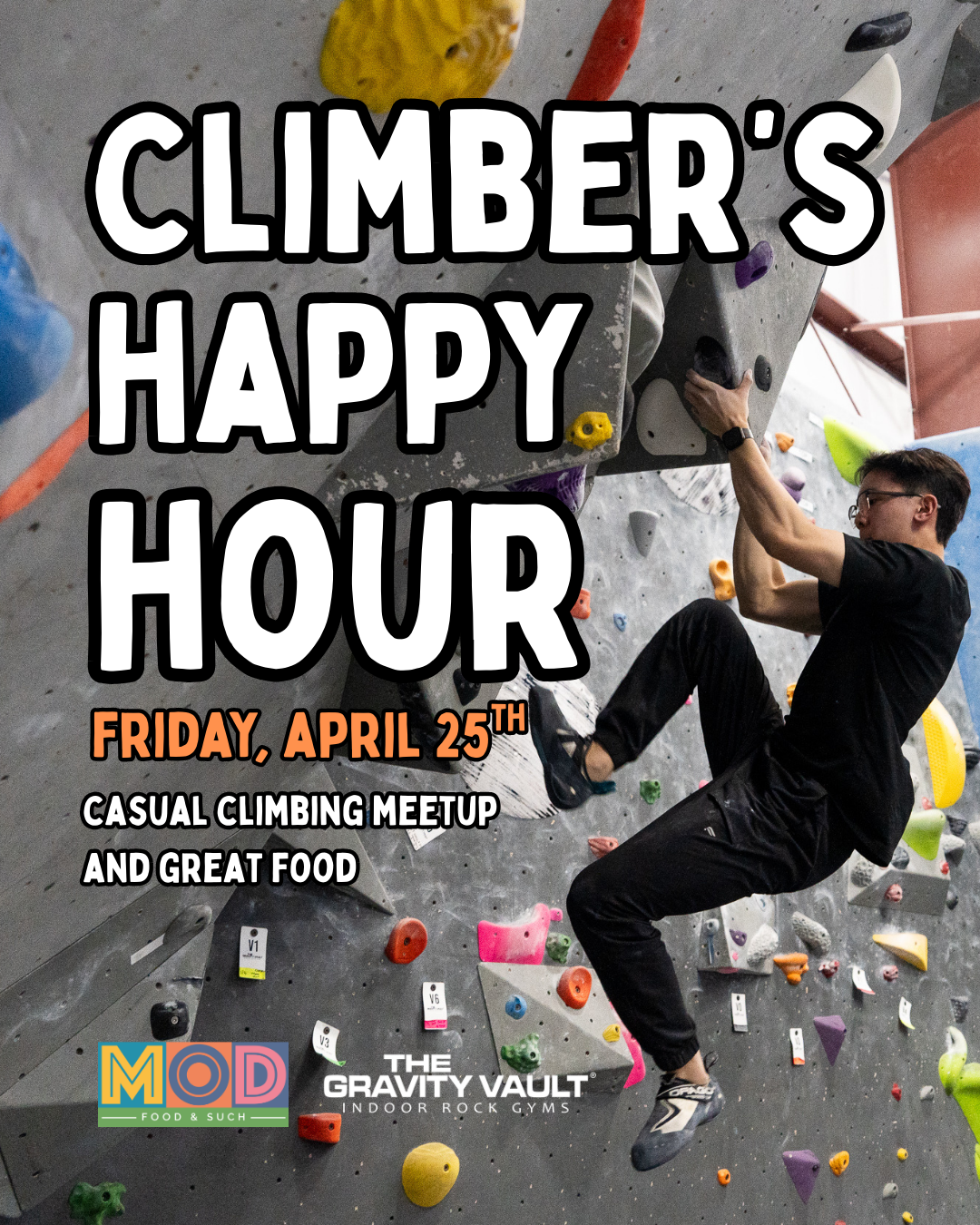 Climbing happy hour